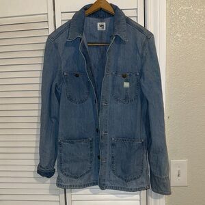 LEE X H&M WORK CHORE DENIM COAT JACKET - XS
